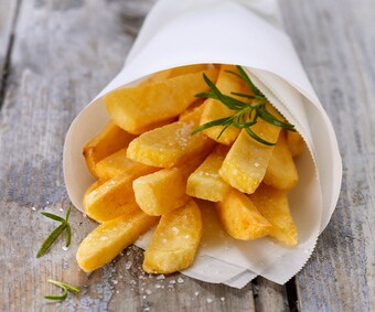 Vlaamse frieten, extra dikke snit, 2500 g (Artikelnummer 02361)
