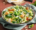 Pastapangerecht met groene groenten en kip (Artikelnummer 11251)