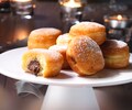 Mini cacao- en hazelnootbeignets (Artikelnummer 15848)
